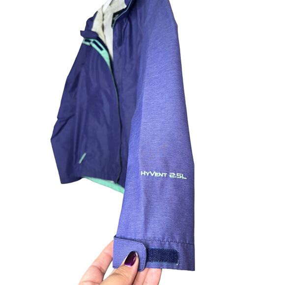 The North Face Hy Vent 2.5L Purple & Teal Weatherproof Ski Jacket Size Medium - Picture 3 of 9